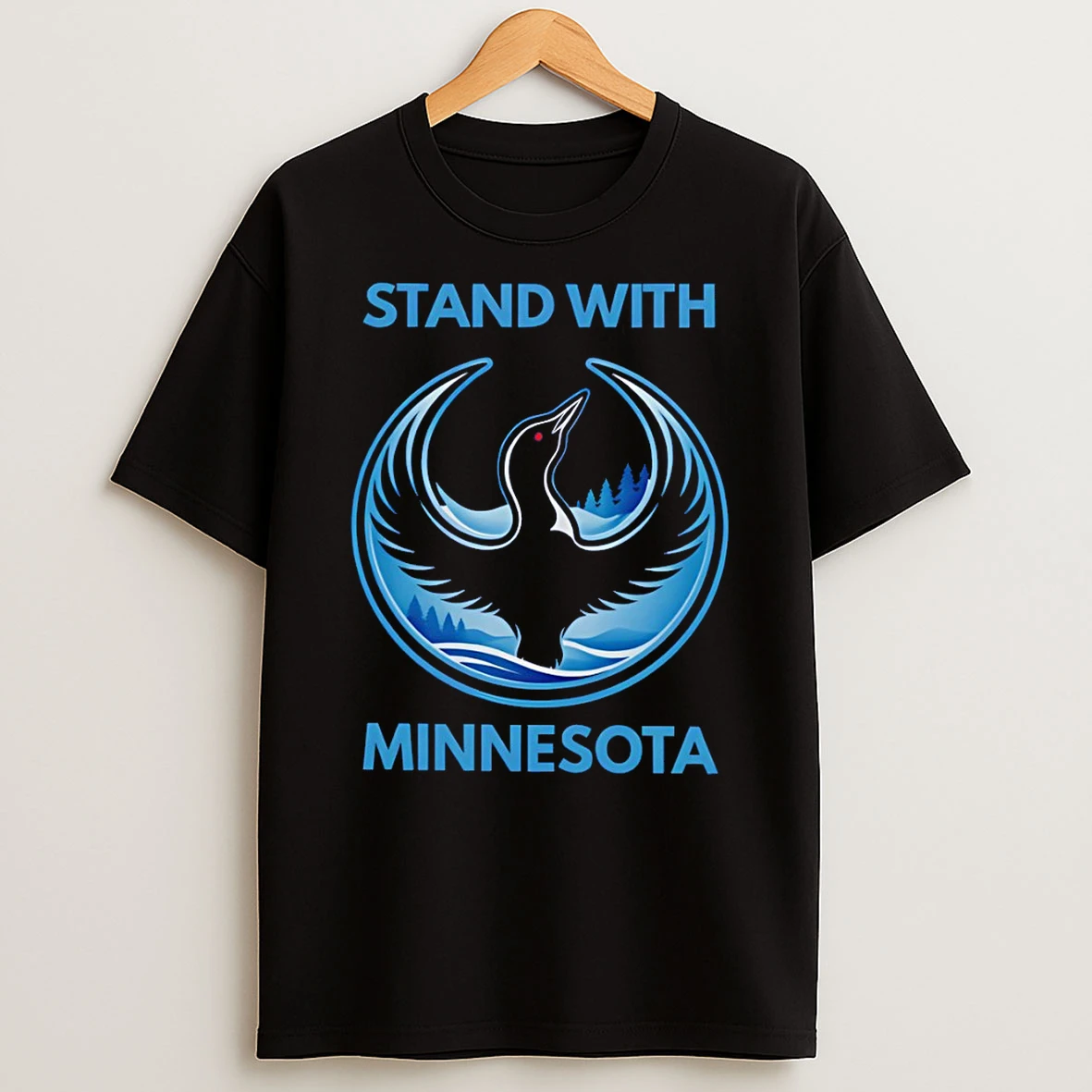 Stand With Minnesota Resistance Alliance Loon Star T Shirt