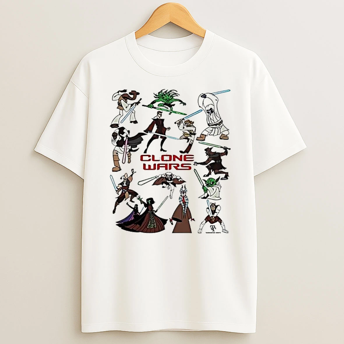 Star Wars Clone Wars Characters T Shirt
