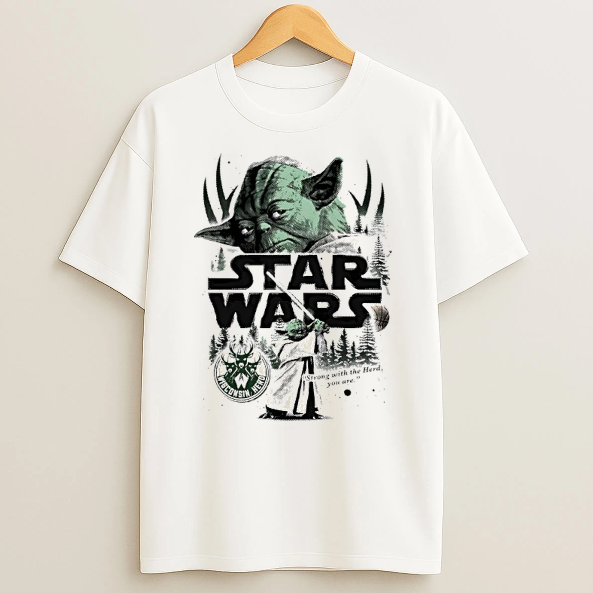 Star Wars Wisconsin Herd Strong With The Heard You Are T Shirt