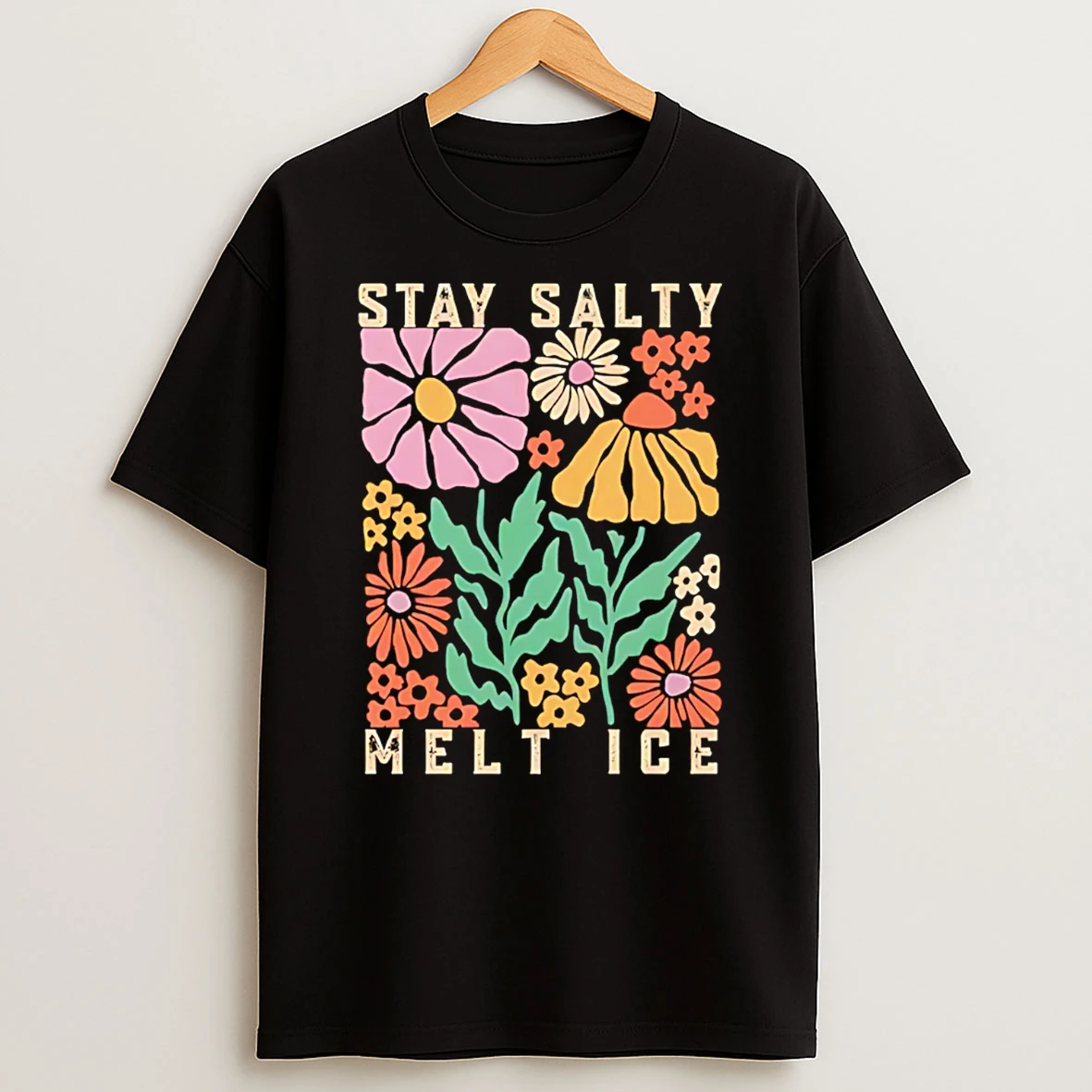 Stay Salty Melt Ice Abolish Ice T Shirt