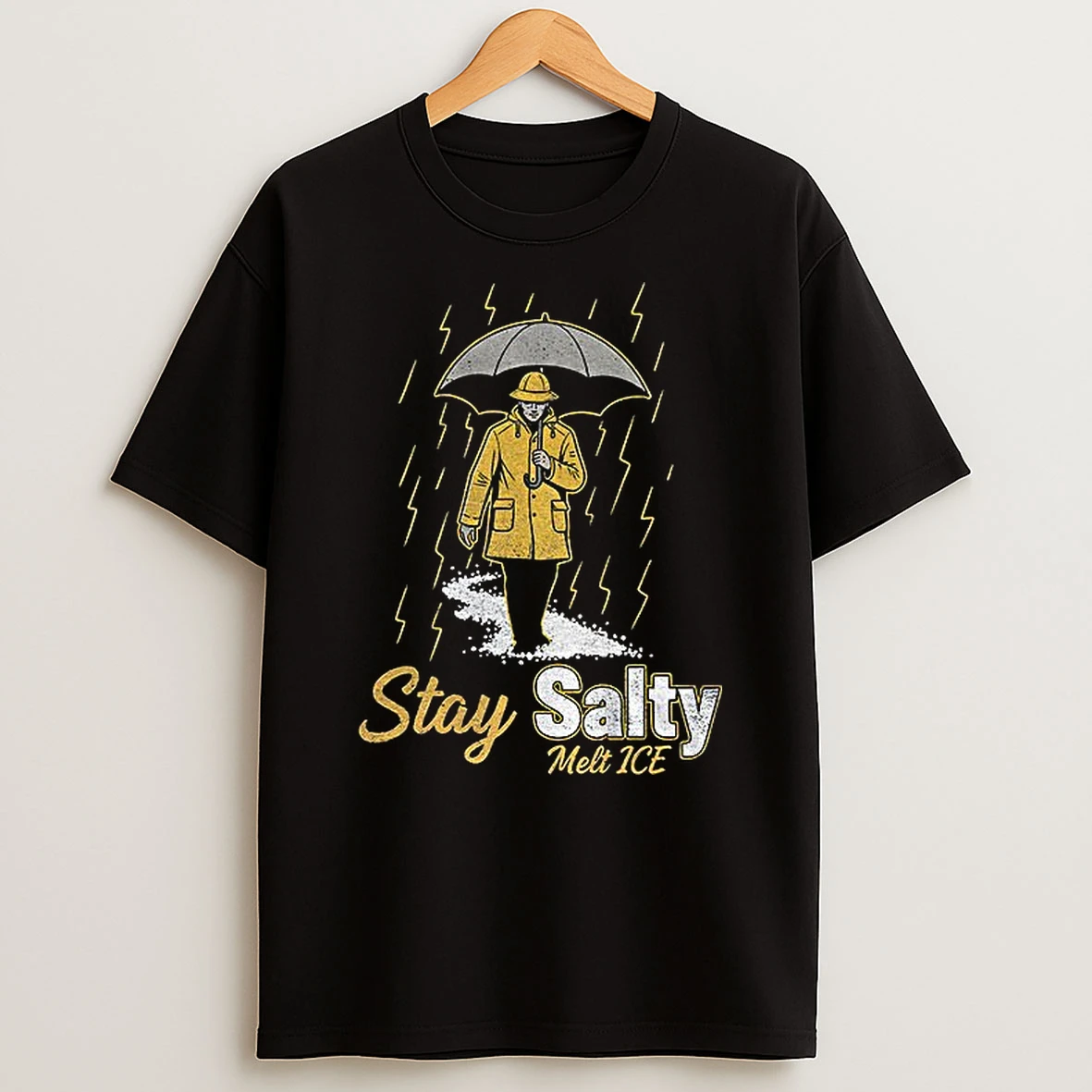 Stay Salty Melt Ice Anti Trump Political Vintage T Shirt