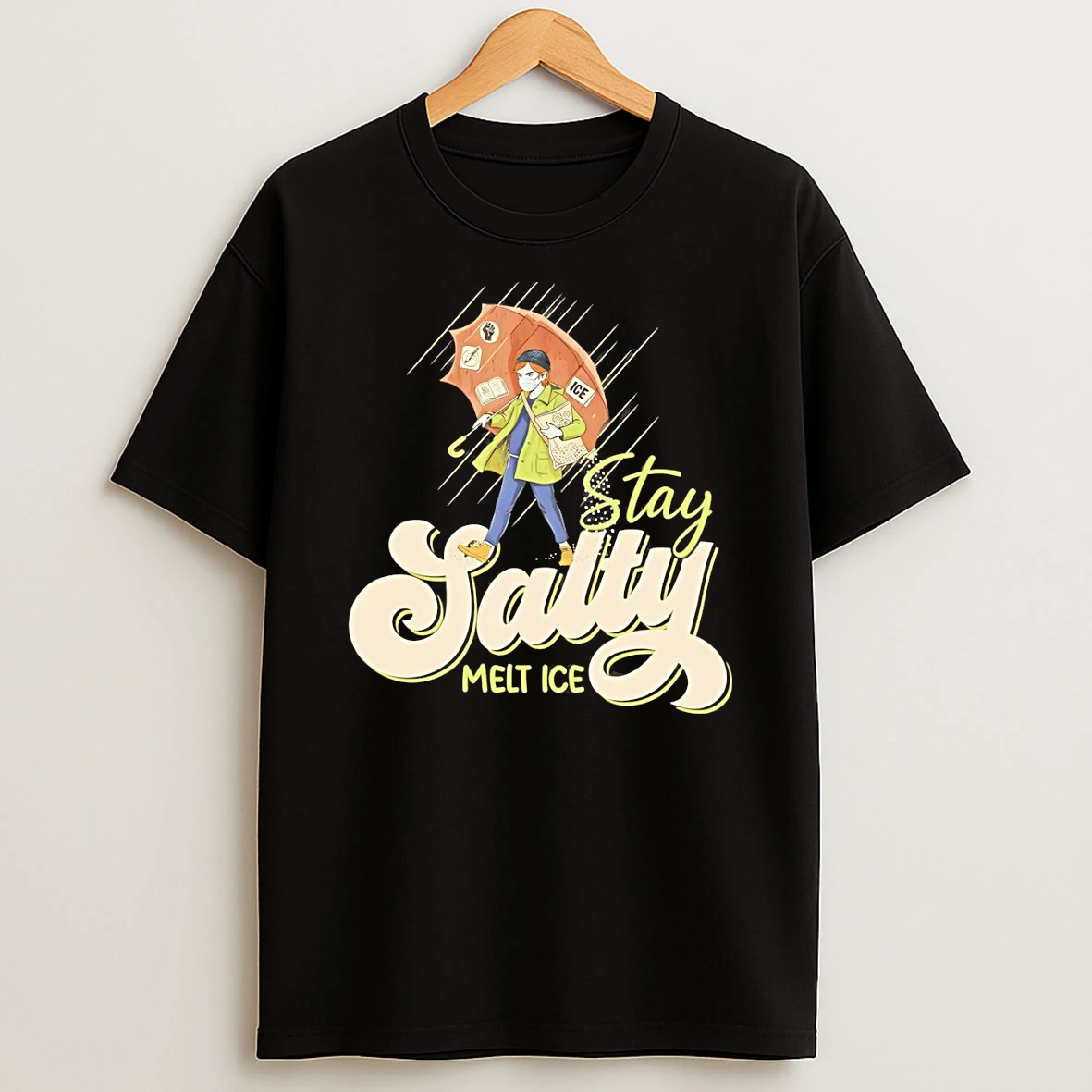 Stay Salty Melt Ice Anti Ice Abolish Anti Trump Ice Funny Political T Shirt