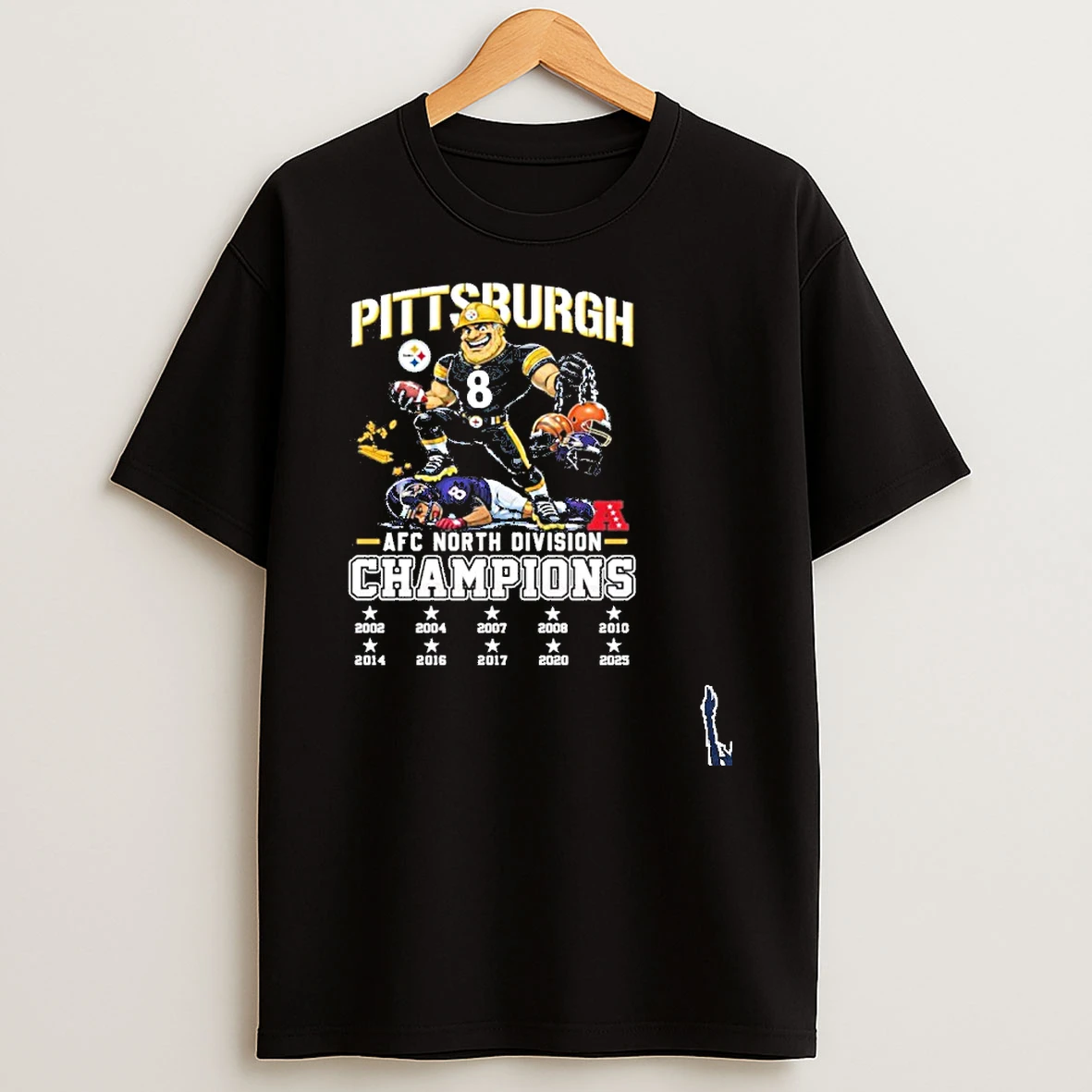 Steelers Afc North Champions Mascot T Shirt