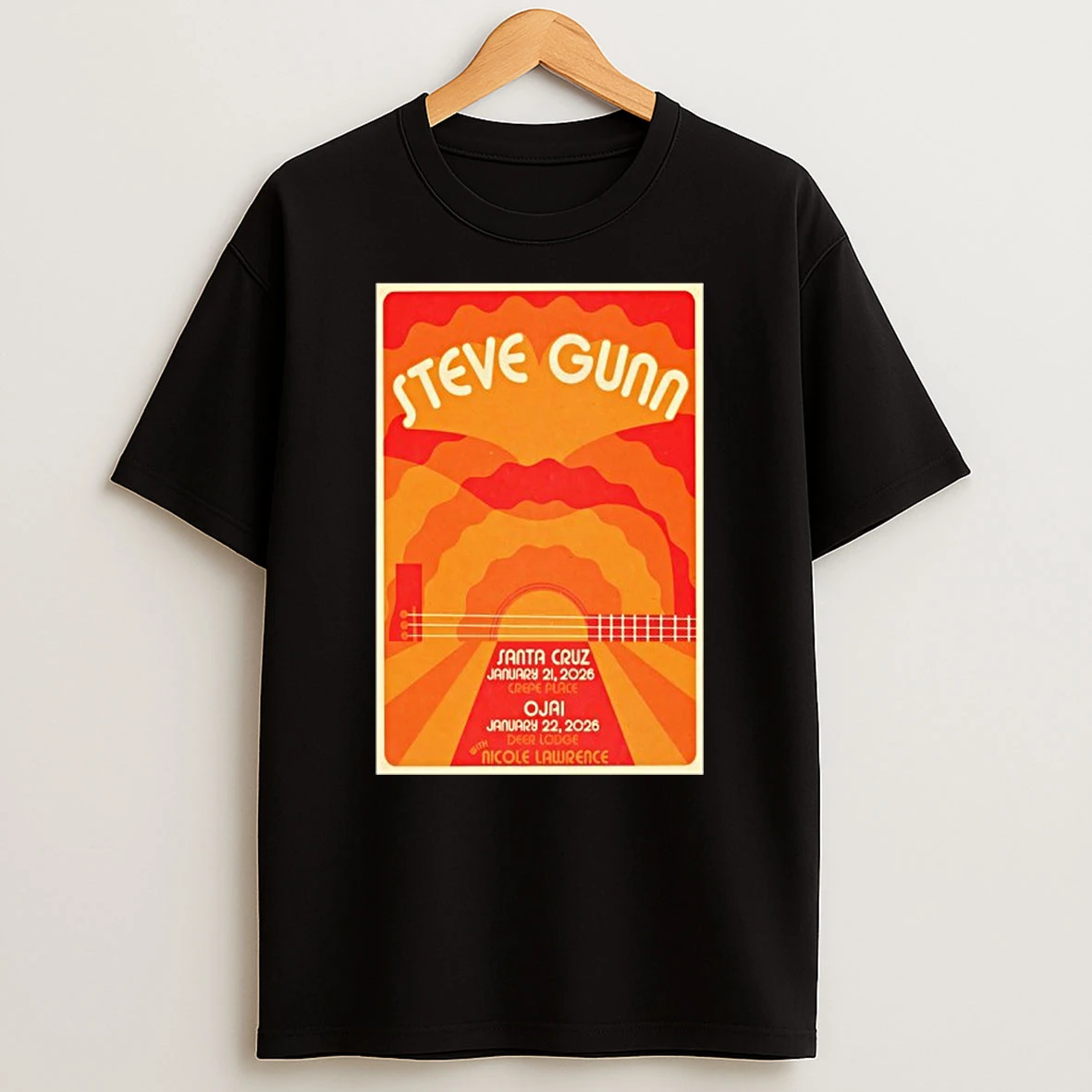 Steve Gunn California 2026 Tour T Shirt