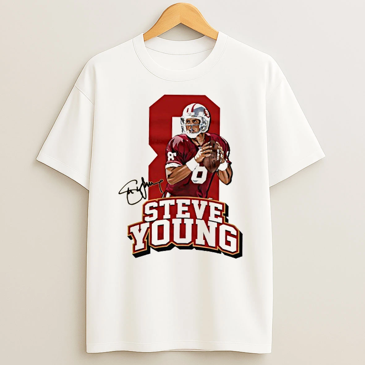 Steve Young 8 San San Francisco 49ers T Shirt