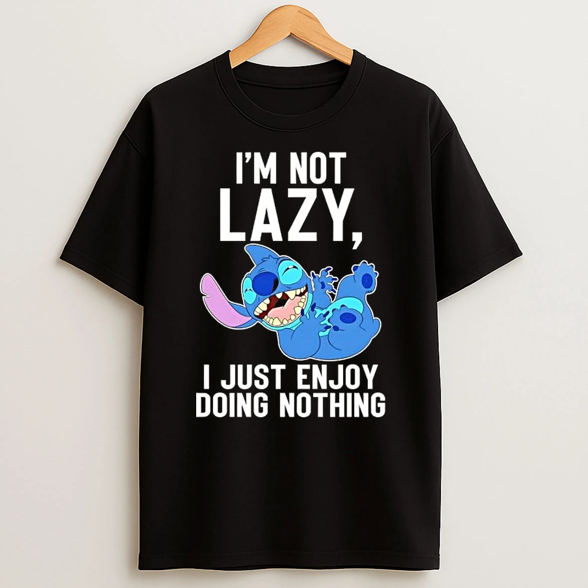 Stitch Im Not Lazy I Just Enjoy Doing Nothing T Shirt