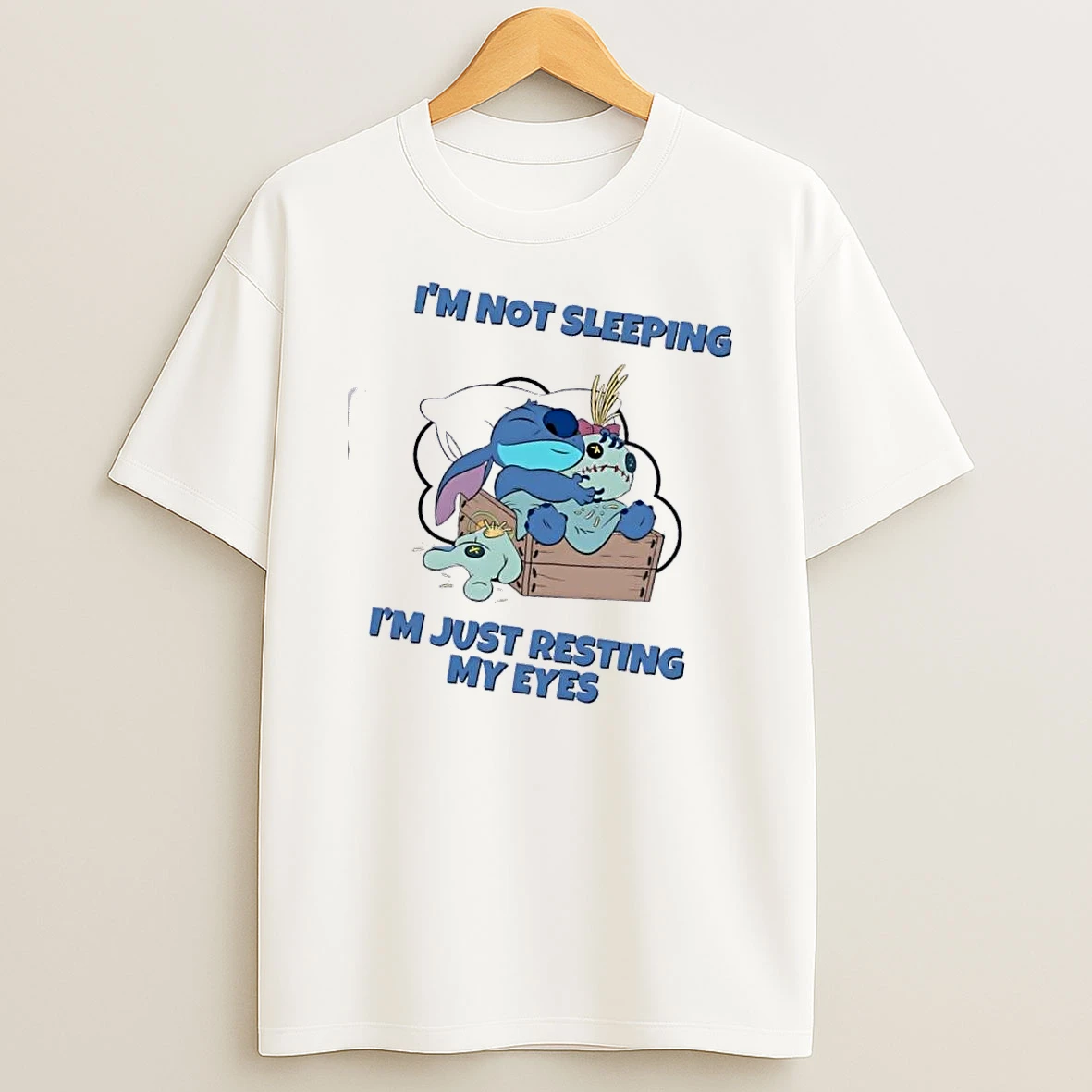Stitch Im Not Sleeping Im Just Resting My Eyes T Shirt
