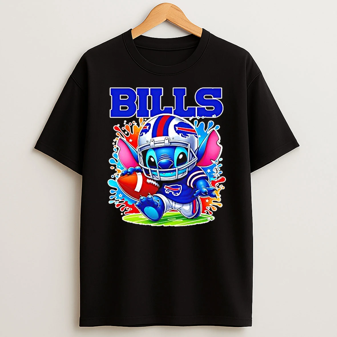 Stitch X Buffalo Bills Football T Shirt
