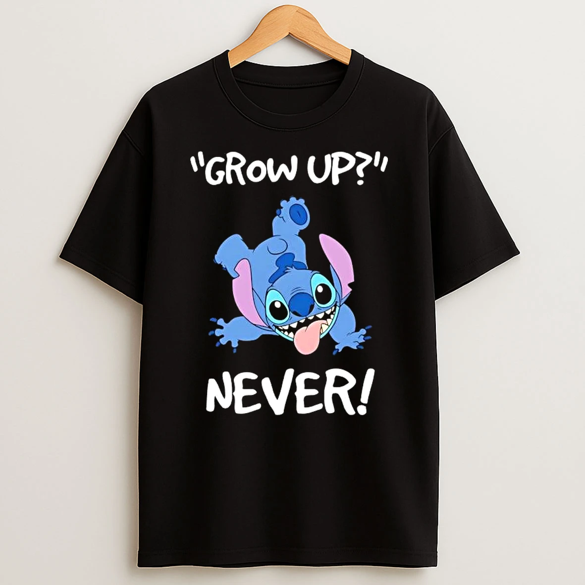 Stitch Dance Grow Up Never T Shirt