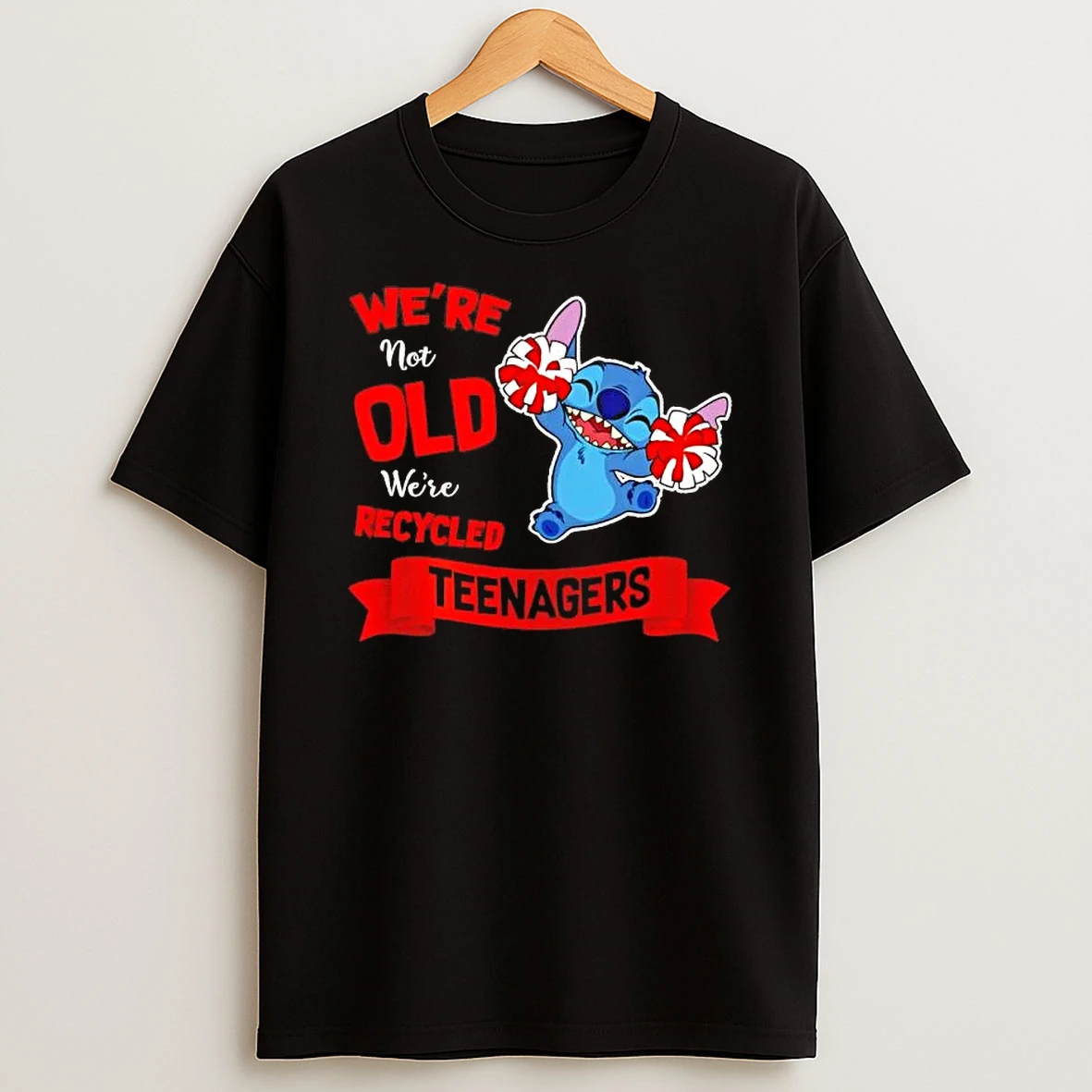 Stitch Dance Were Not Old Were Recycled Teenagers T Shirt