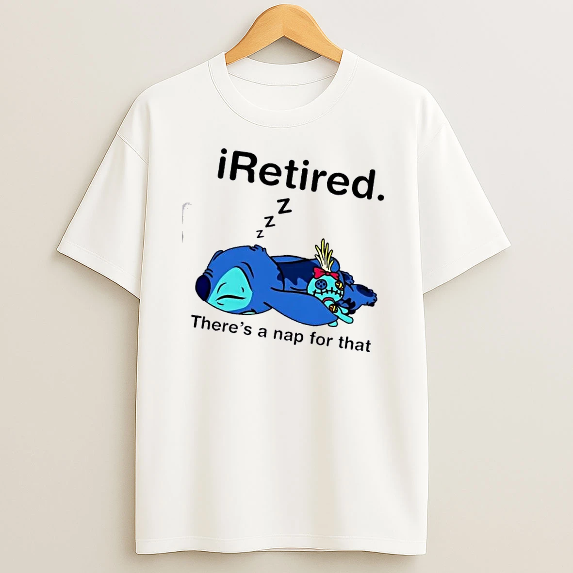 Stitch Iretired Theres A Nap For That T Shirt