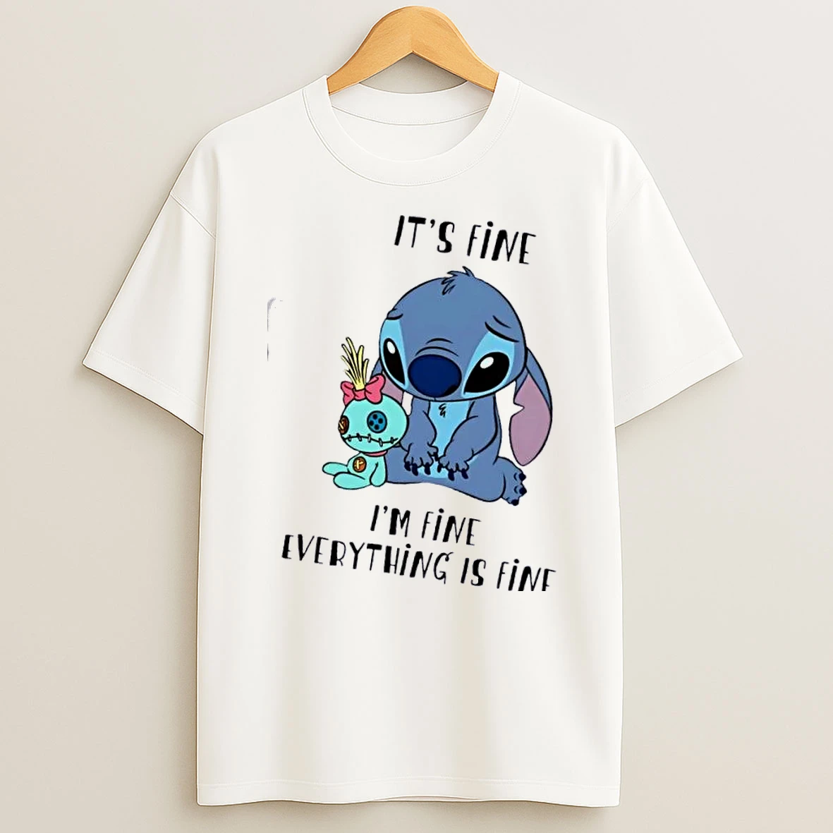 Stitch Its Fine Im Fine Everything Is Fine T Shirt