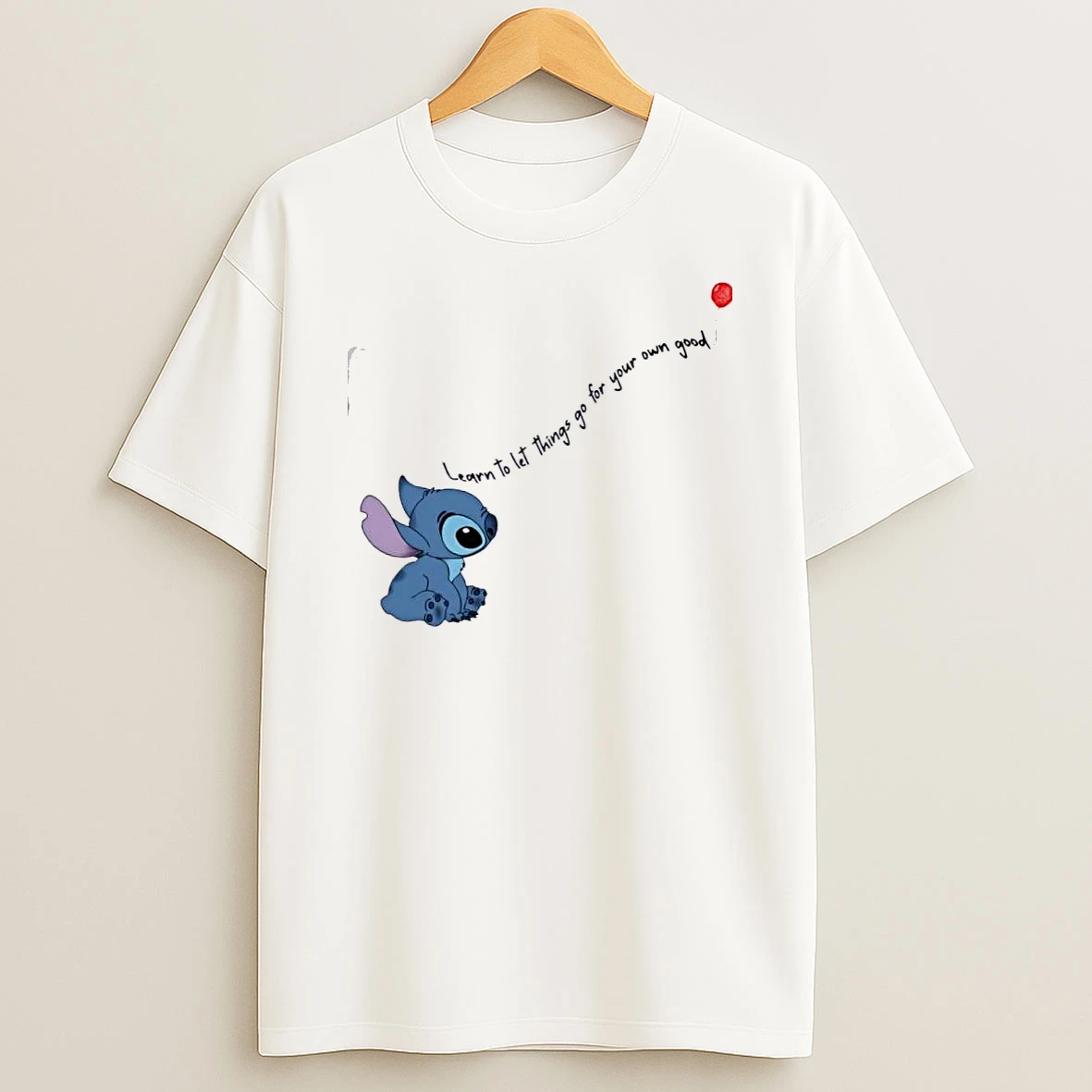 Stitch Learn To Let Things Go For Your Own Good T Shirt
