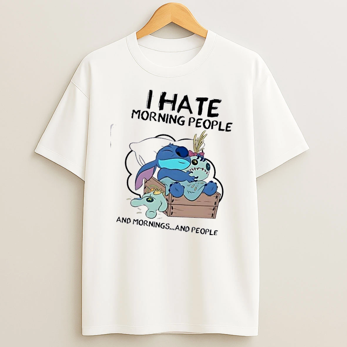 Stitch Sleep I Hate Morning People And Mornings And People T Shirt