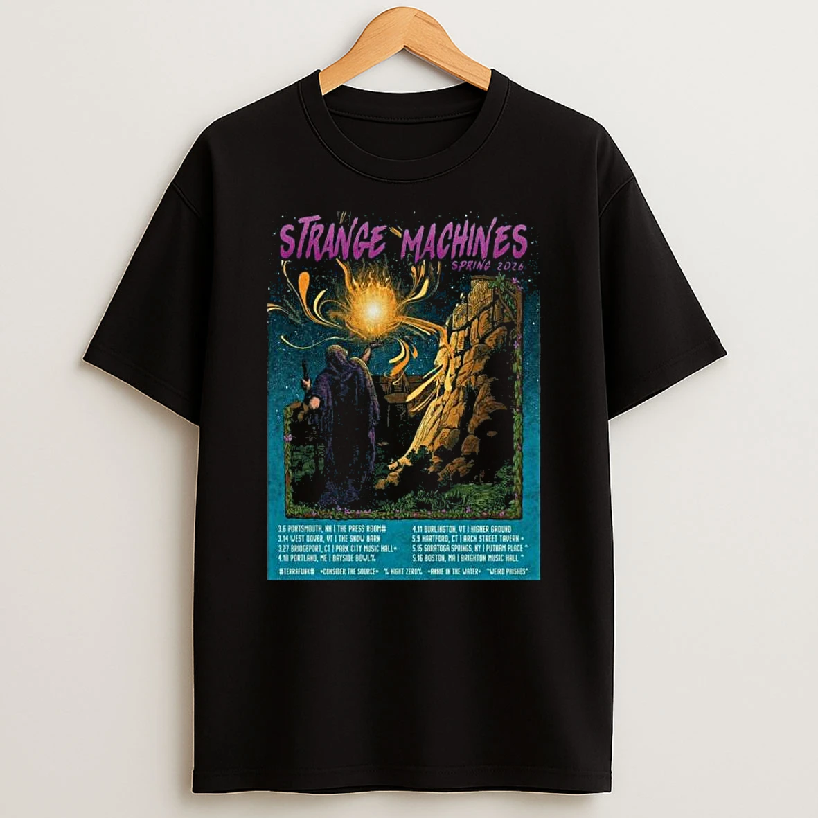 Strange Machines Spring Tour 2026 T Shirt
