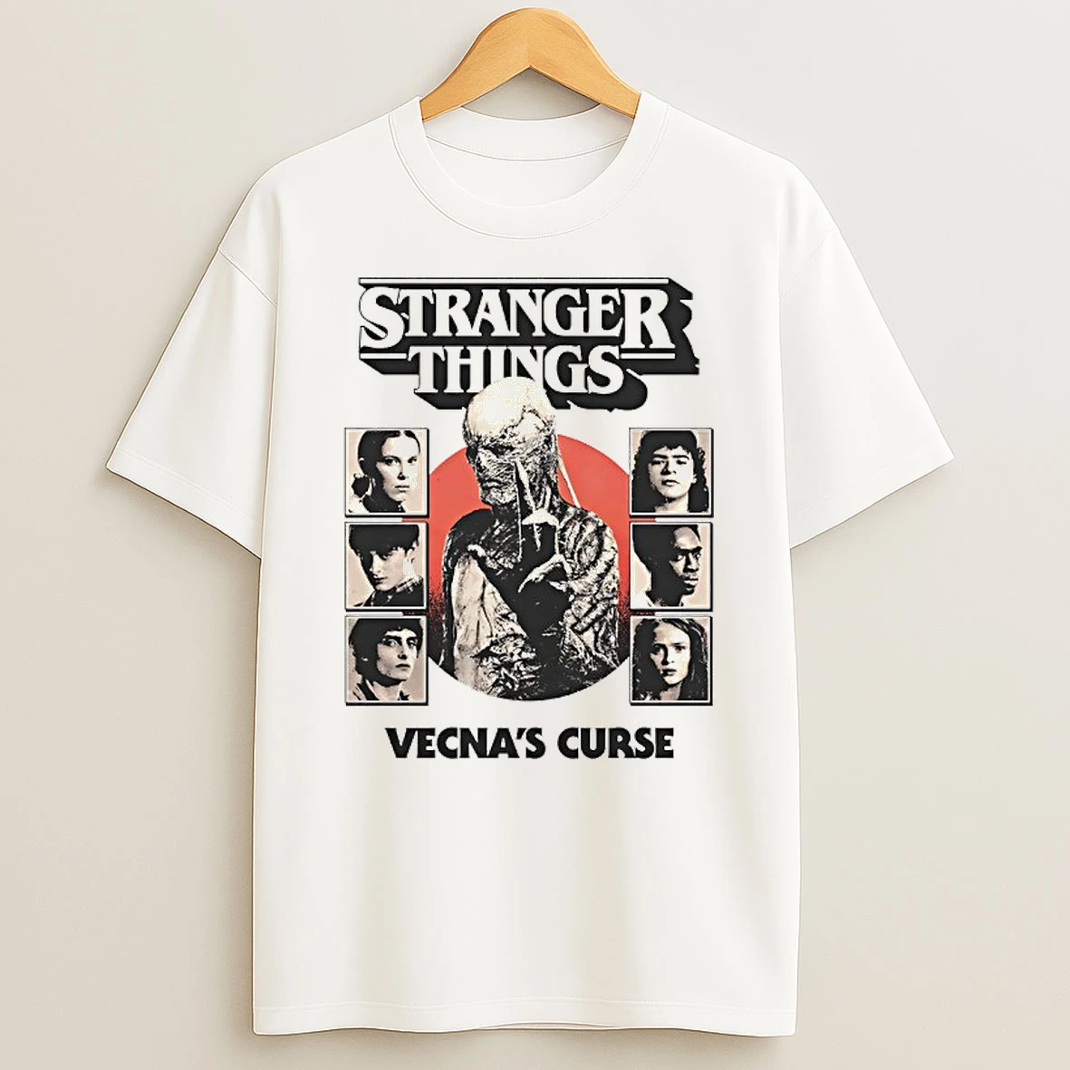 Stranger Things Vecnas Curse Monster T Shirt