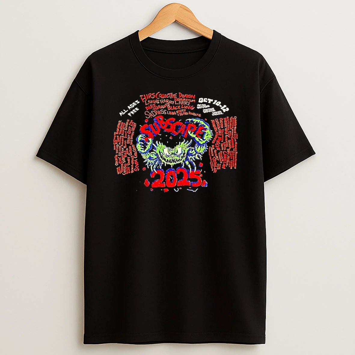Subscare 2025 All Ages Free T Shirt