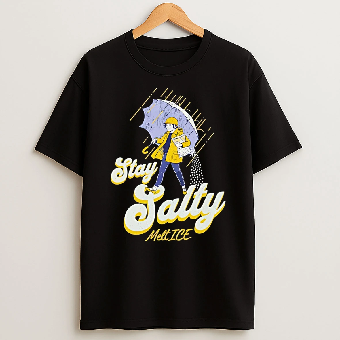 Subtle Anti Ice Stay Salty Melt Ice Protest T Shirt
