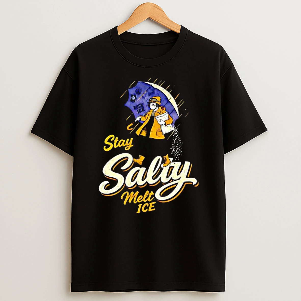Subtle Anti Ice Stay Salty Protest Melt Ice T Shirt