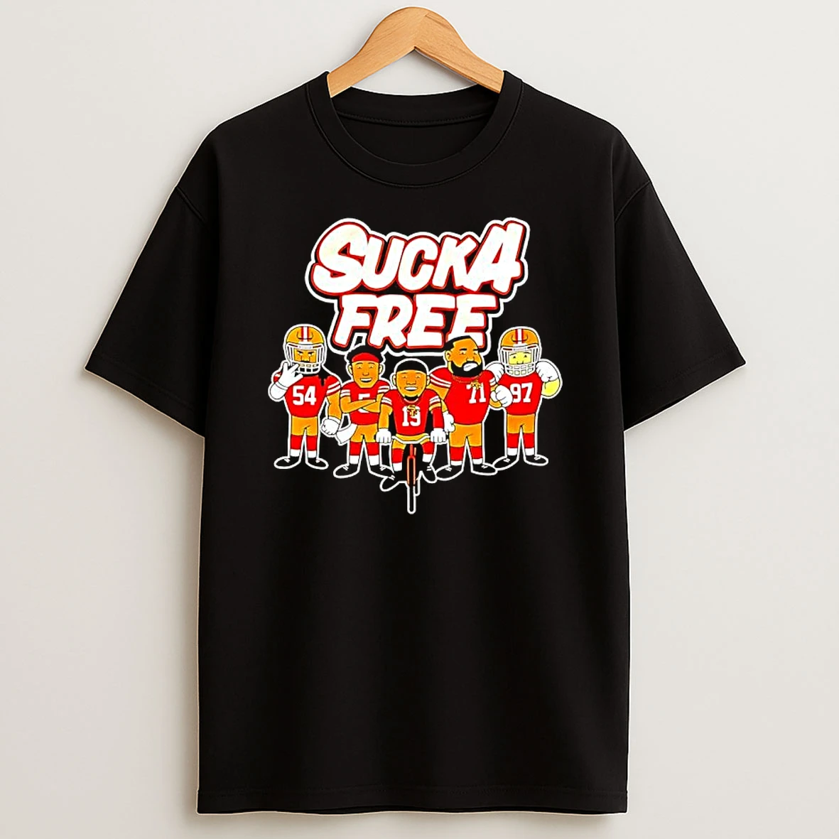 Suck4 Free San Francisco 49ers Players Graphic T Shirt