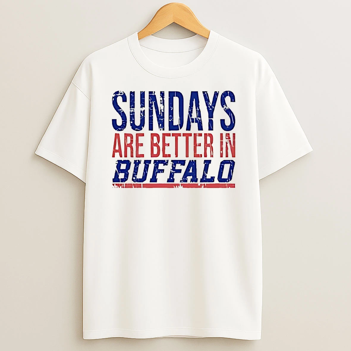 Sunday Are Better In Buffalo Bills Circle T Shirt