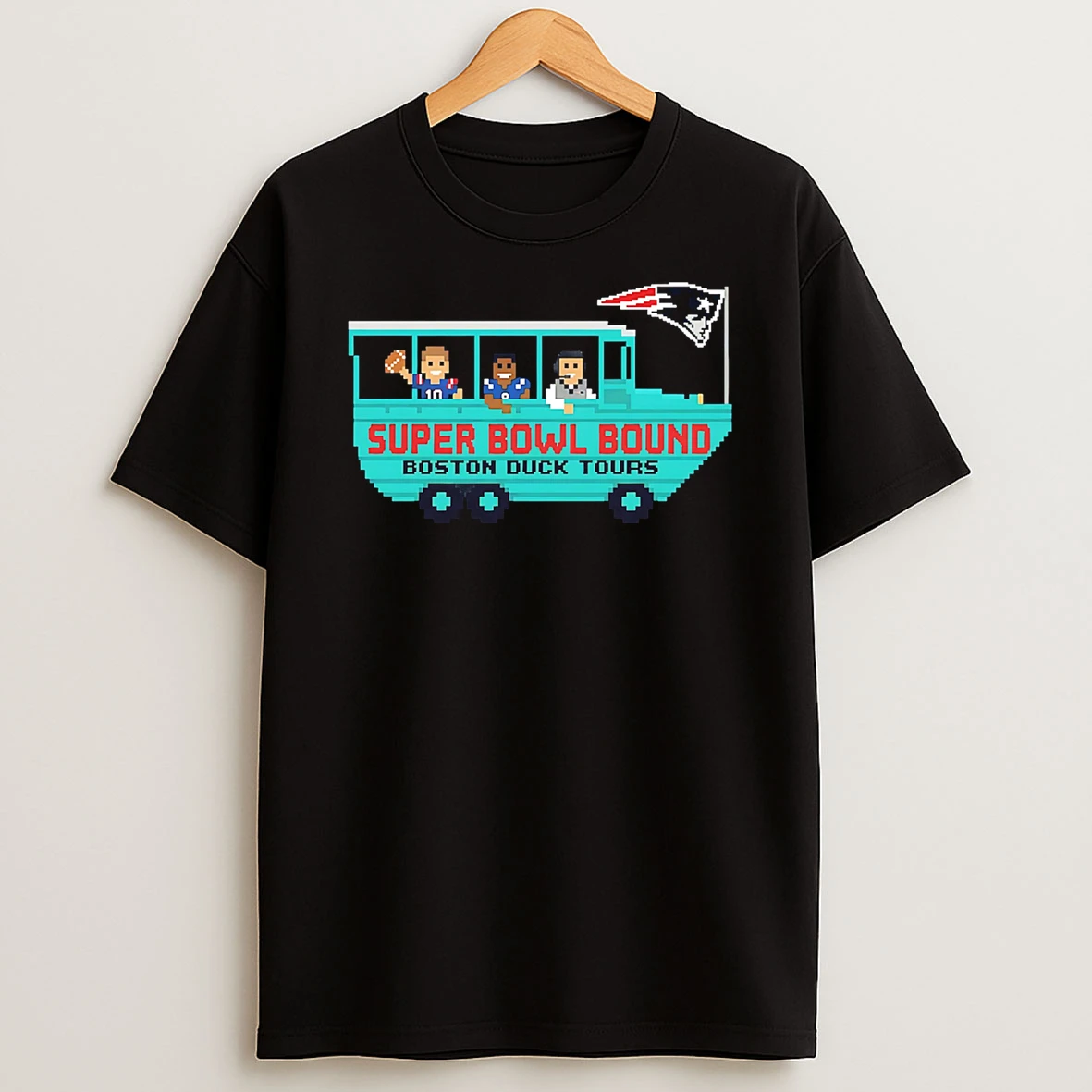Super Bowl Bound Boston Duck Tours New England Patriots T Shirt