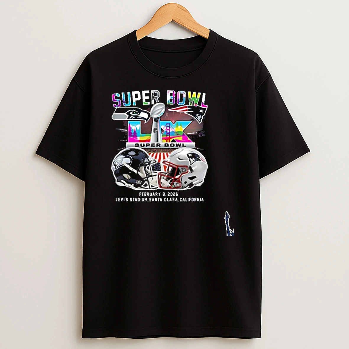 Super Bowl Helmet Levis Stadium Santa Clara California T Shirt