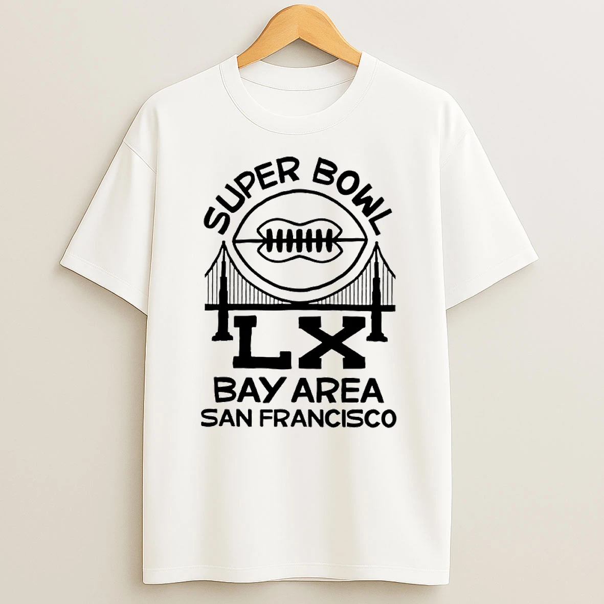 Super Bowl Lx Bay Area San Francisco Circle T Shirt