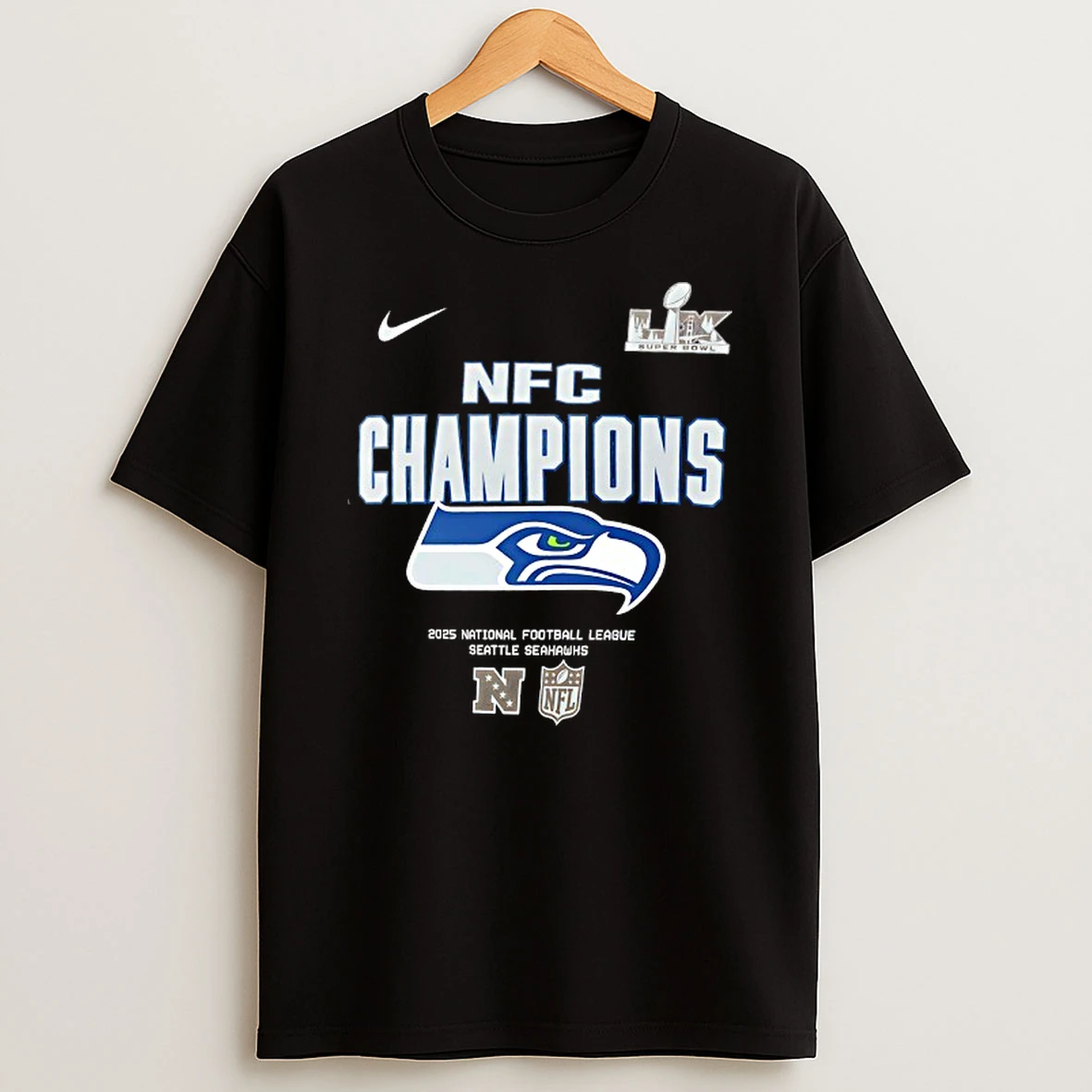 Super Bowl Lx Seattle Seahawks 2025 Nfc Champions T Shirt