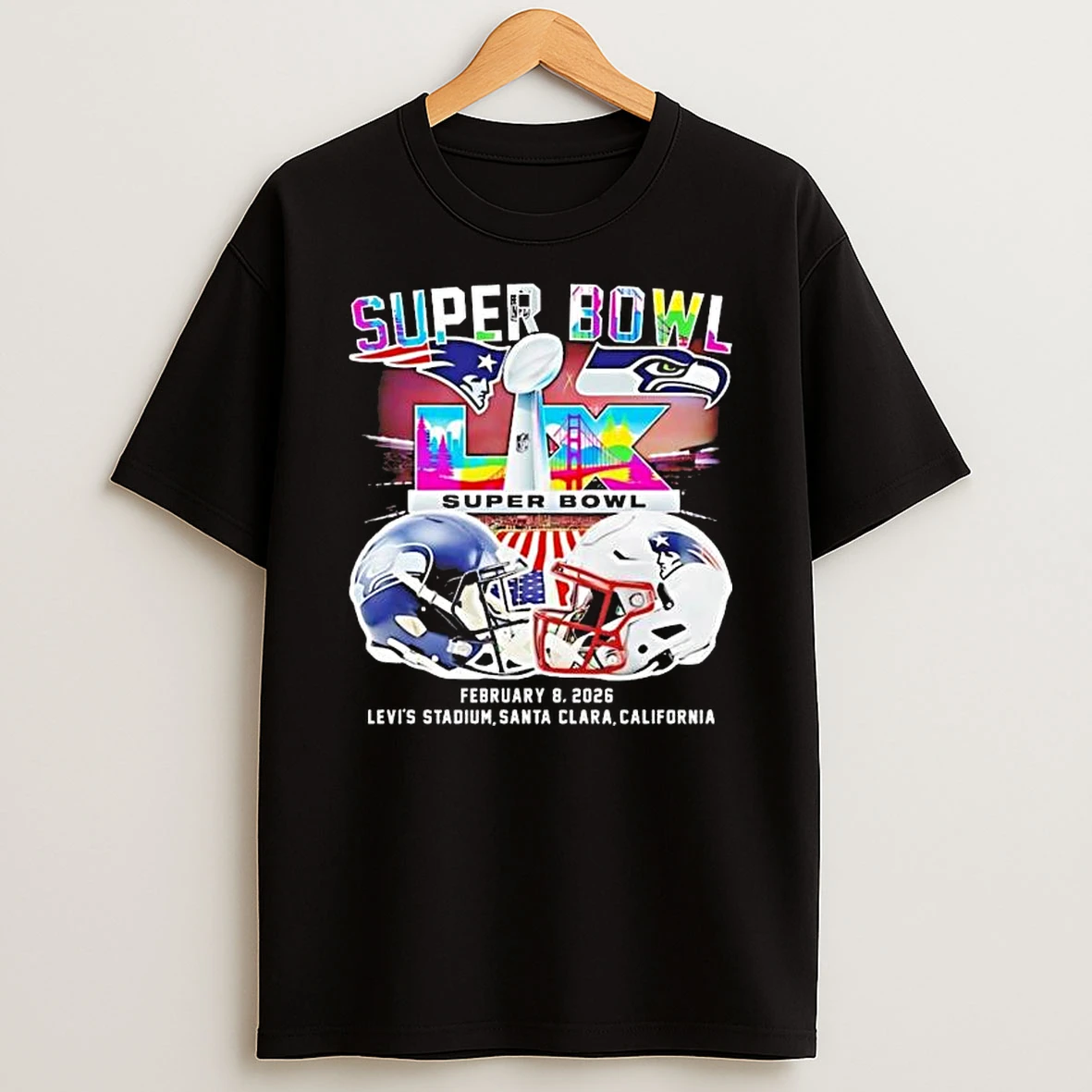 Super Bowl Super Bowl February 8 2026 Levis Stadium Santa Clara California T Shirt