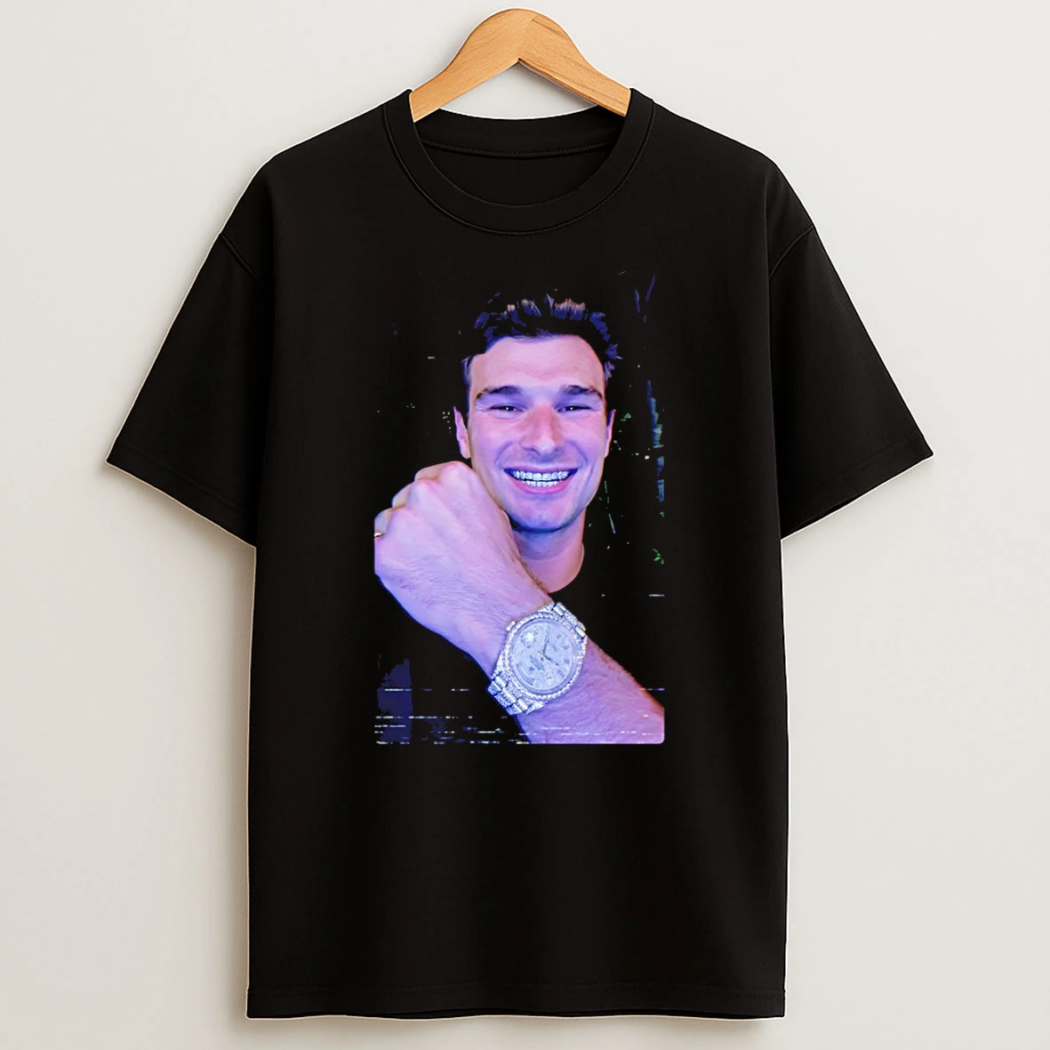 Super Mendoza Fernando Mendoza Grillz Teeth Photo T Shirt