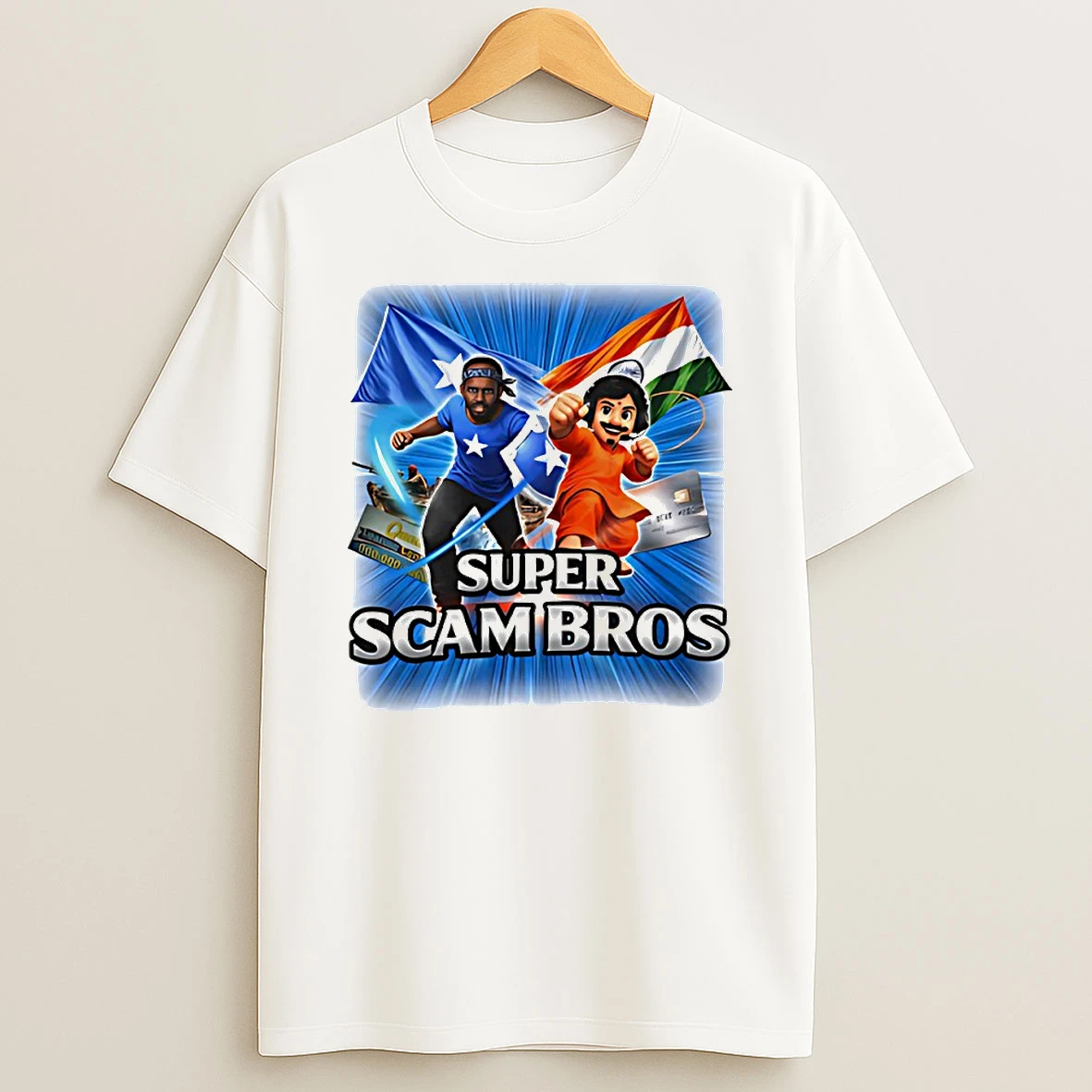 Super Scam Bros Circle T Shirt