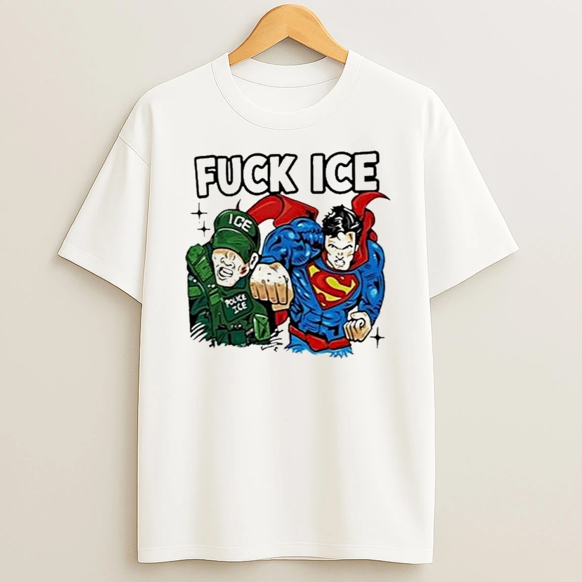 Superman Anti Ice Graphic T Shirt