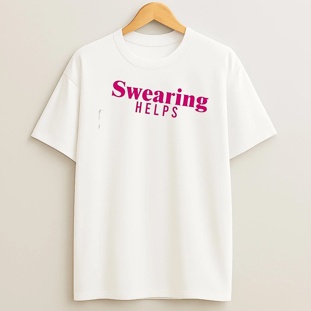Swearing Helps Slouchy T Shirt