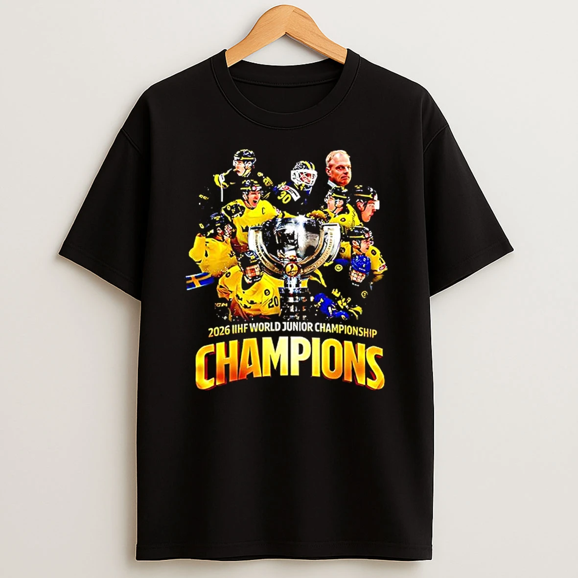 Sweden Team Iihf World Junior Championship 2026 T Shirt