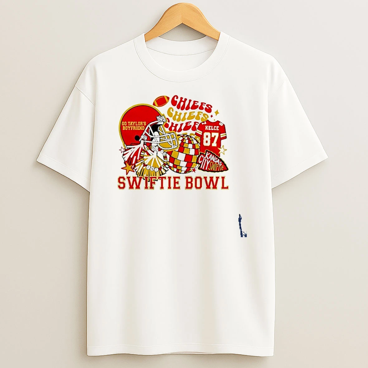 Swiftie Bowl Chiefs Go Taylors Boyfriend Kelce T Shirt