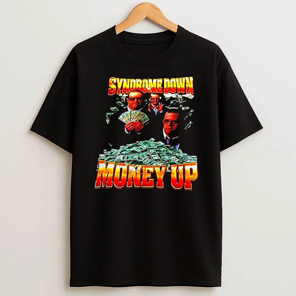 Syndrome Down Money Up Graphic T Shirt