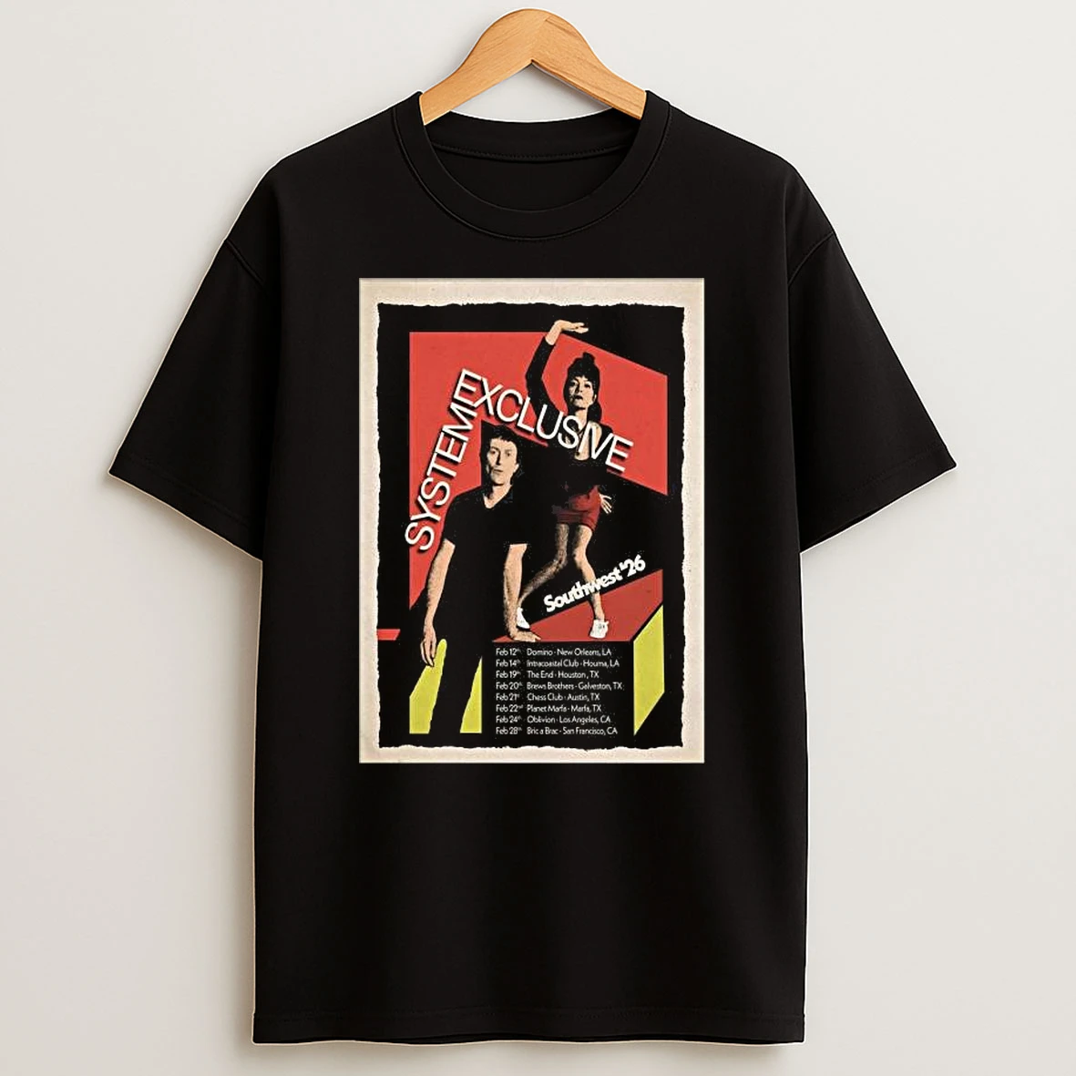 System Exclusive Southwest 2026 Tour T Shirt