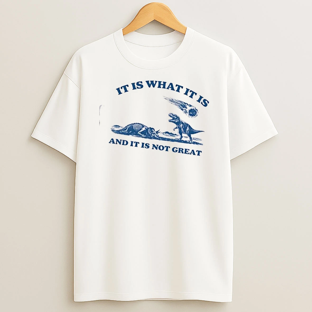 T Rex It Is What It Is And It Is Not Great T Shirt