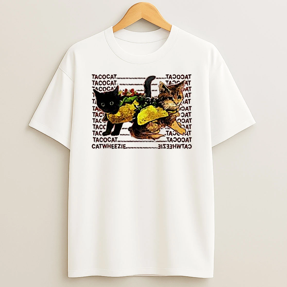 Tacocat Multiple Times Cats Taco Shell T Shirt
