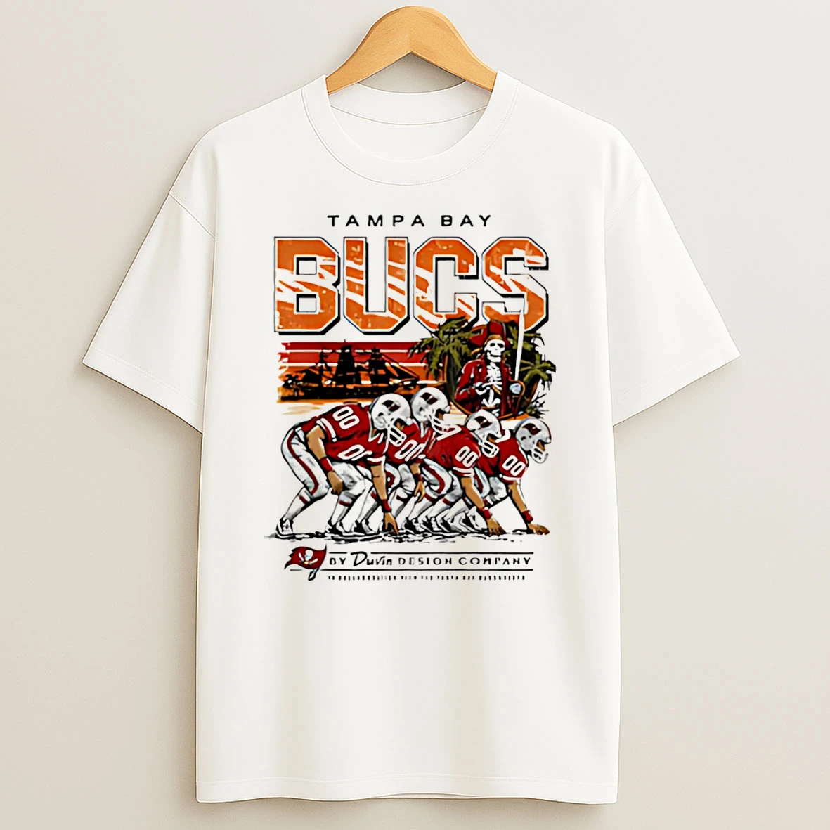 Tampa Bay Bucs Duvin Design Company In Collaboration Graphic T Shirt
