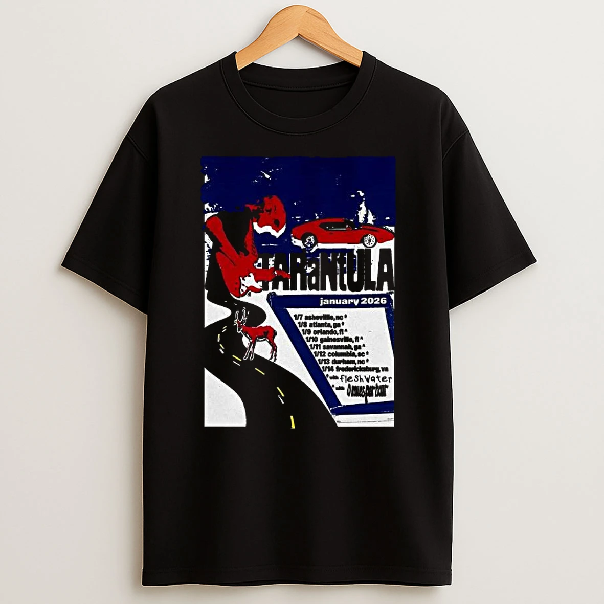 Tarantula Tour Jan 2026 T Shirt