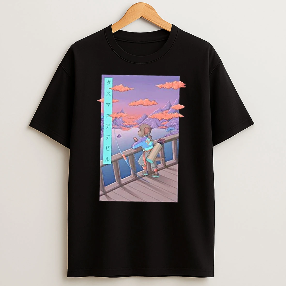 Tassie Devil Explorer Art T Shirt
