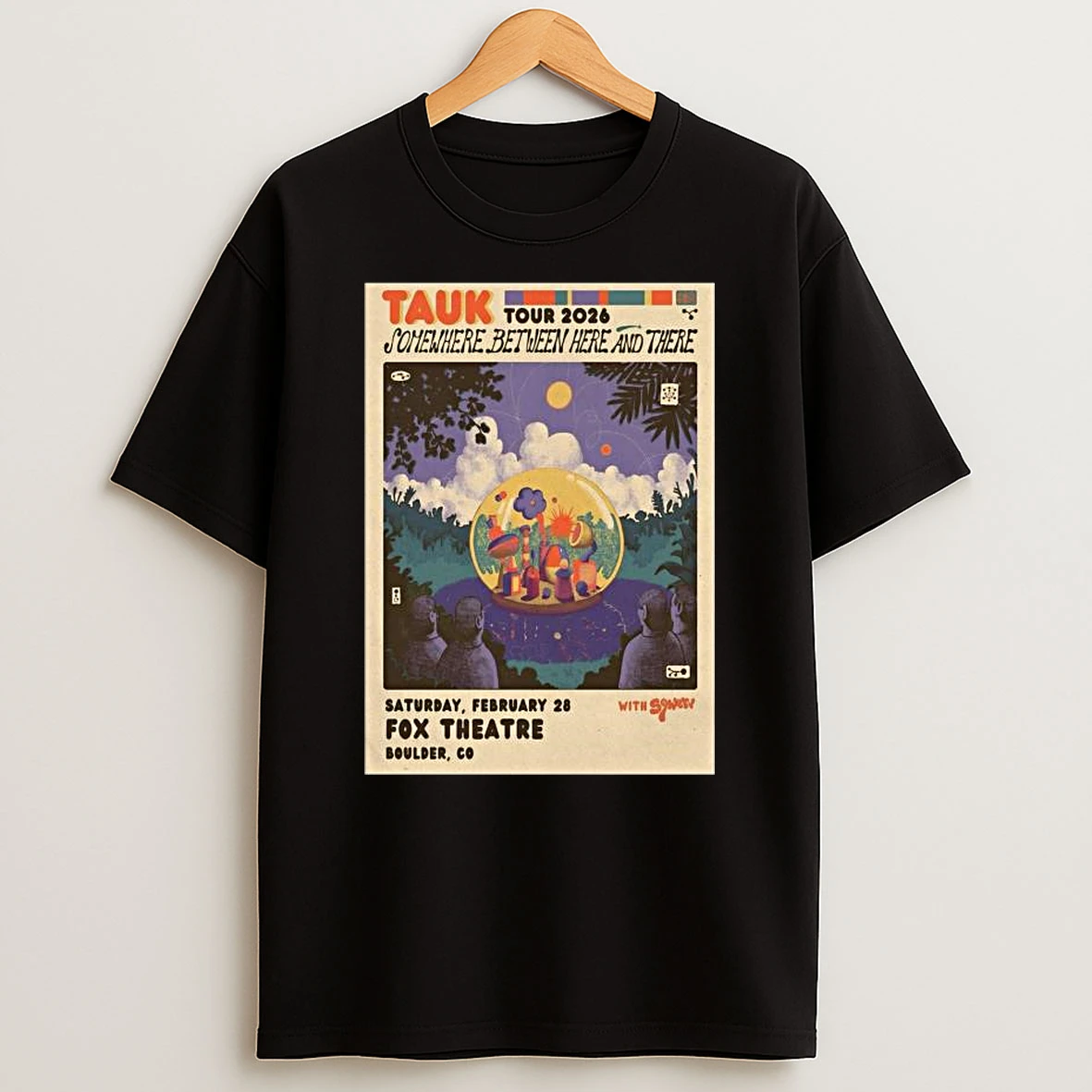 Tauk Feb 28 2025 Fox Theatre Boulder Co T Shirt