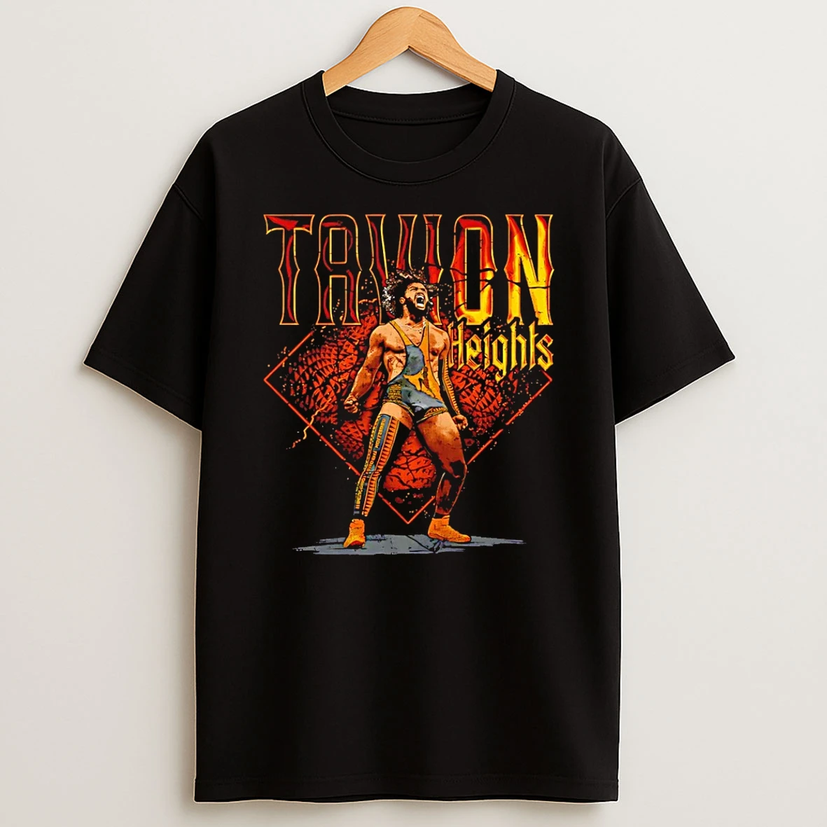 Tavion Heights Superstar Name Wwe Graphic T Shirt