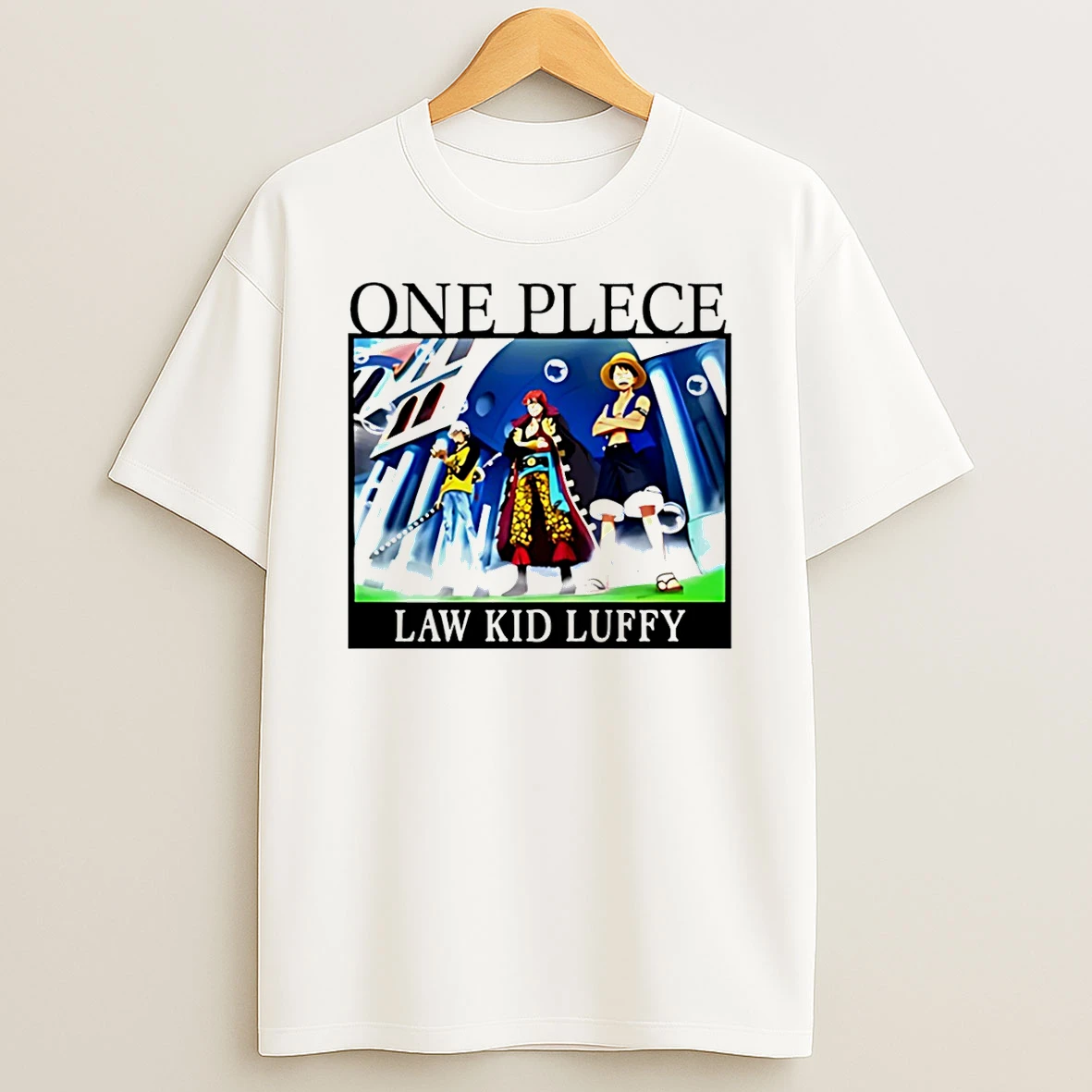 Tb Ego One Piece Law Kid Luffy T Shirt