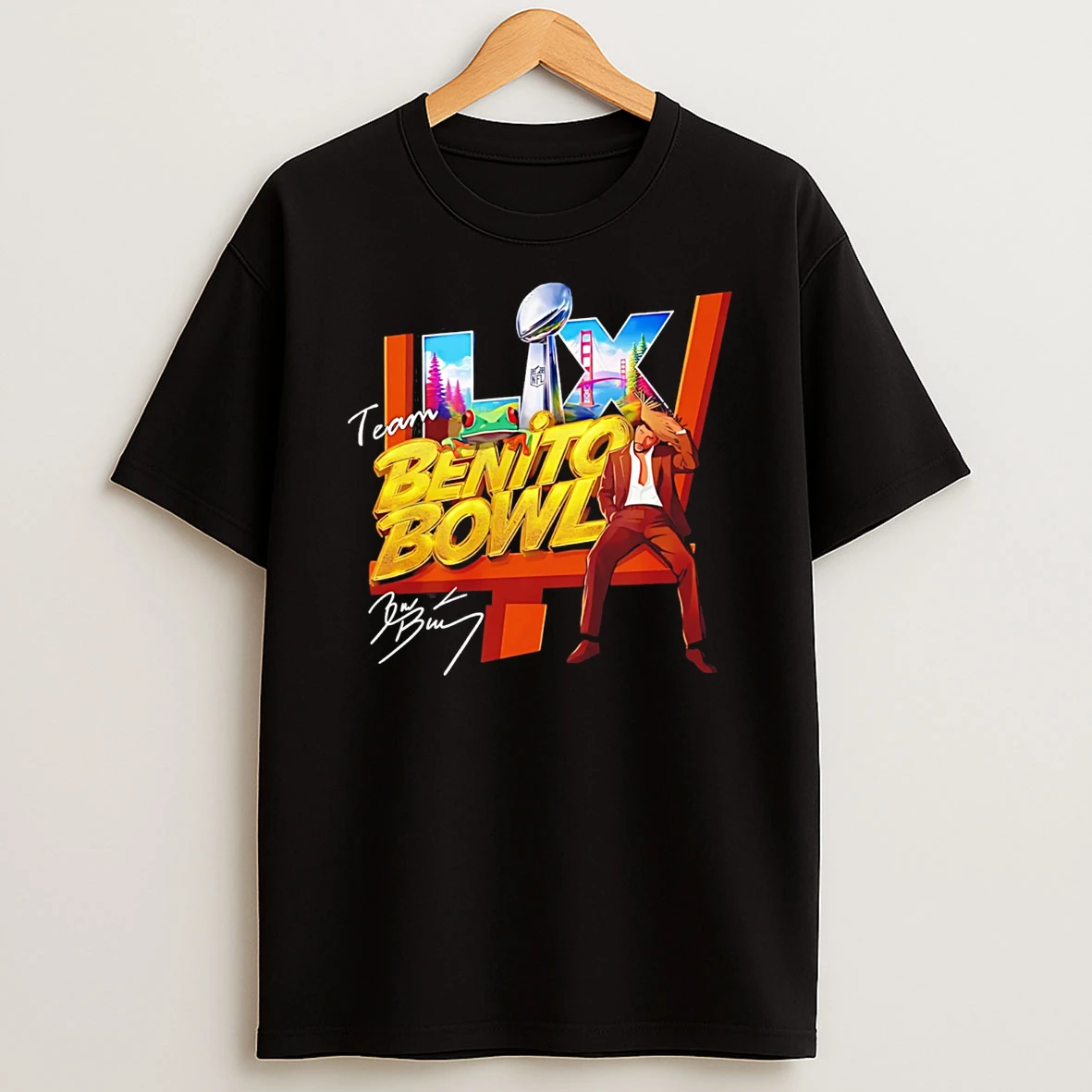 Team Benito Bowl Super Bowl Lx Signature T Shirt