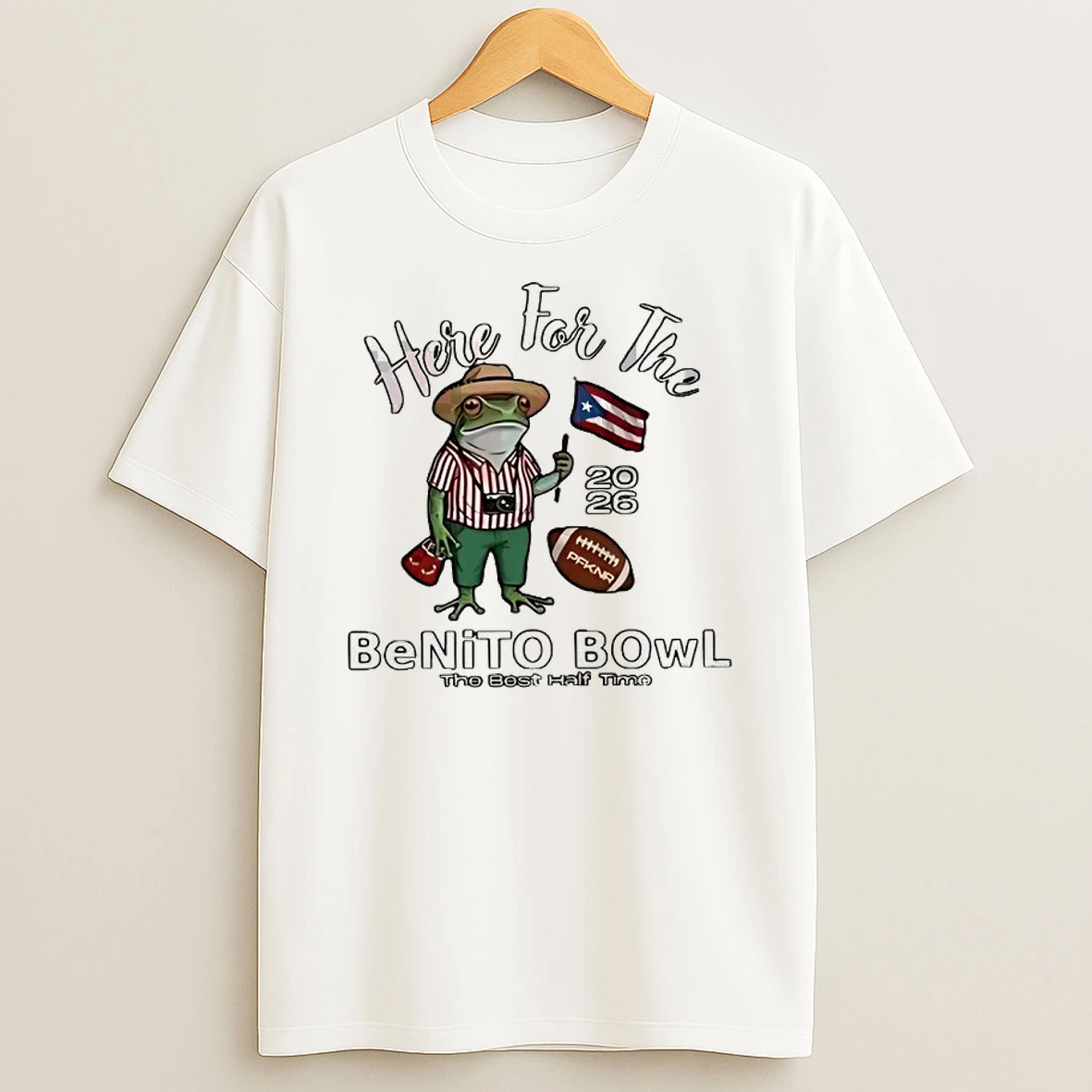 Team Benito Here For The Benito Bowl T Shirt