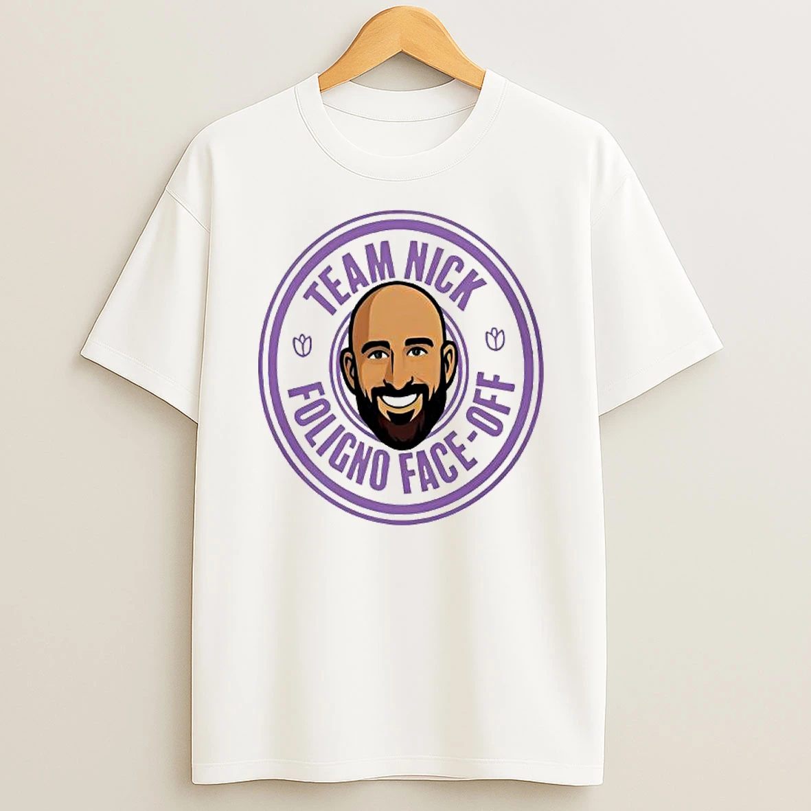 Team Nick Folicno Face Off Funny T Shirt