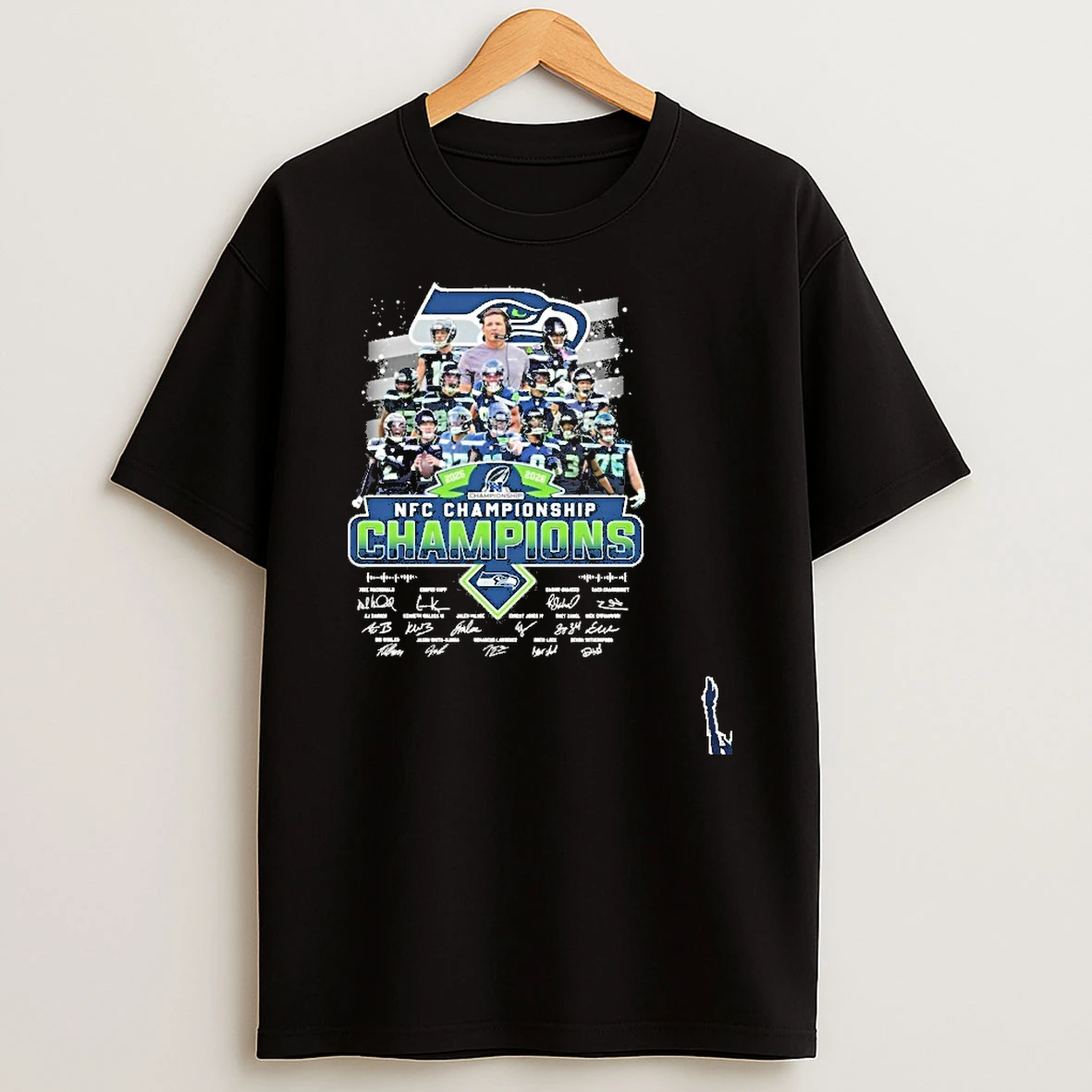 Team Player Nfc Championship Champions Signature T Shirt